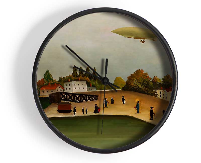 Rousseau Quai Divry Clock - Wallart-Direct UK