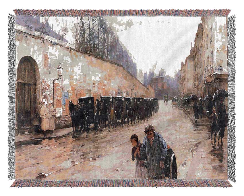 Hassam Rue Bonaparte Woven Blanket