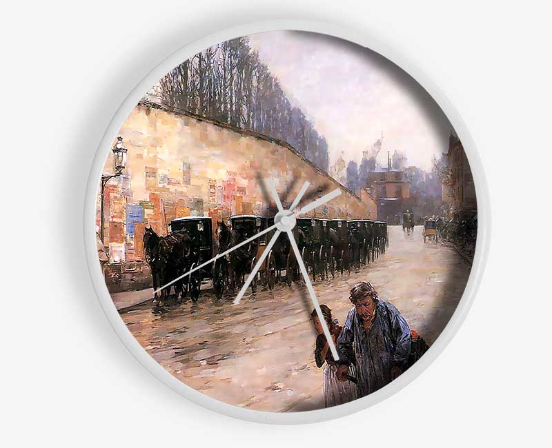 Hassam Rue Bonaparte Clock - Wallart-Direct UK