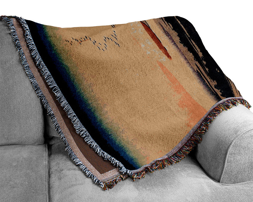 Hiroshige Samezu Coast Woven Blanket