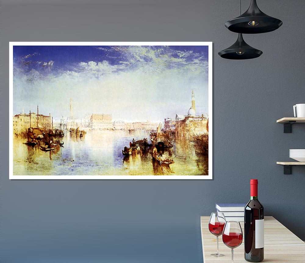 Joseph Mallord Turner San Giorgio Venice Print Poster Wall Art