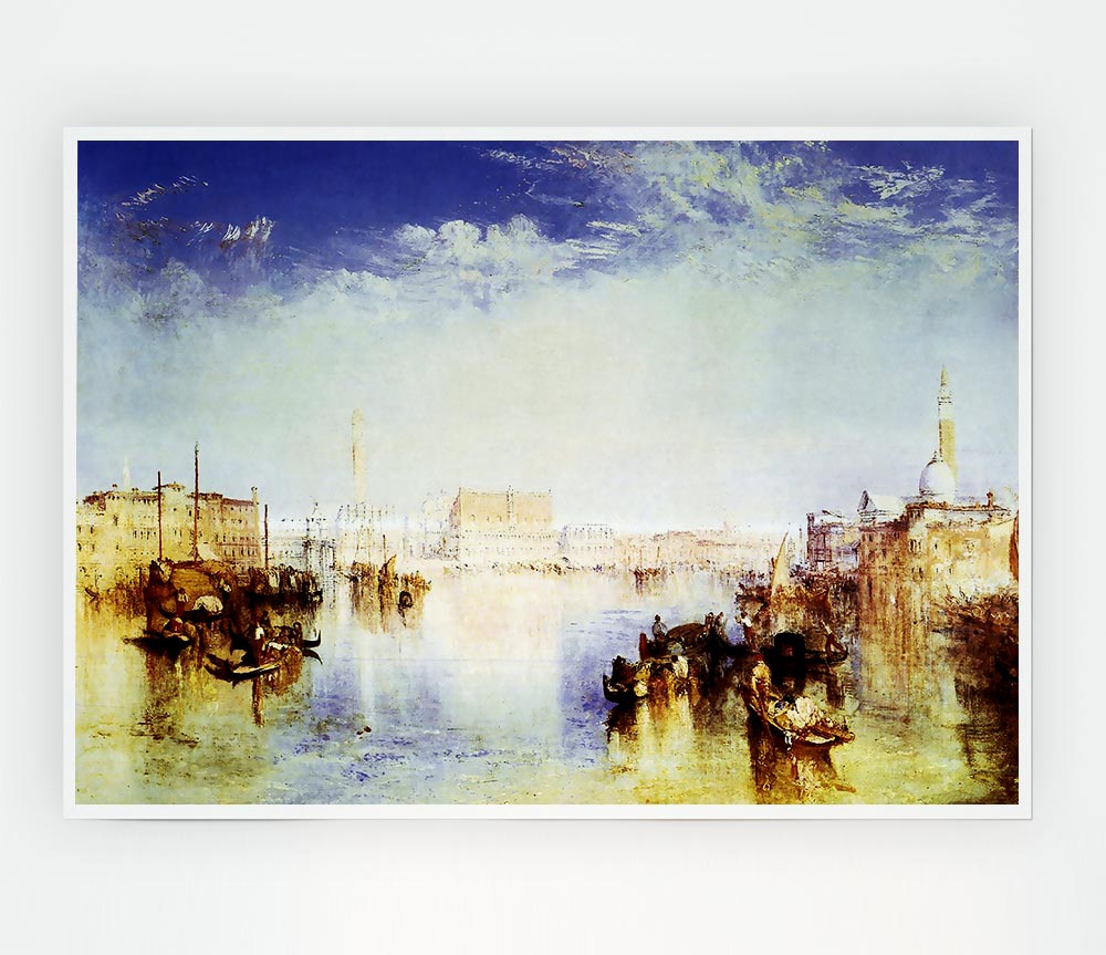 Joseph Mallord Turner San Giorgio Venice Print Poster Wall Art