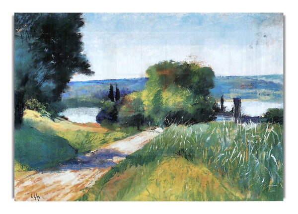 Sea And Landscape By Lesser Ury