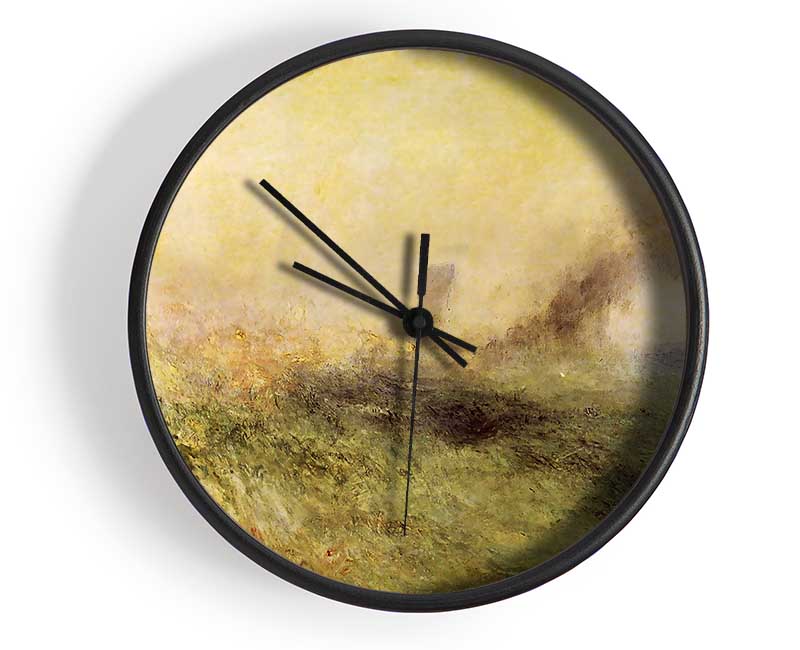 Joseph Mallord Turner Seascape Folkestone Clock - Wallart-Direct UK