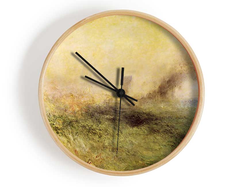 Joseph Mallord Turner Seascape Folkestone Clock - Wallart-Direct UK