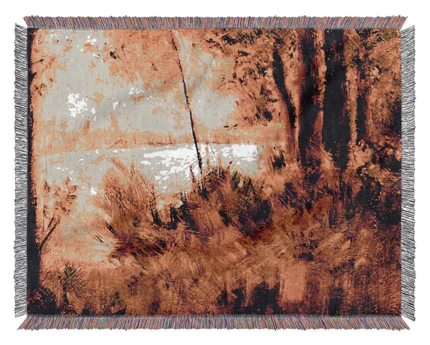 Seurat Seated Slope Woven Blanket