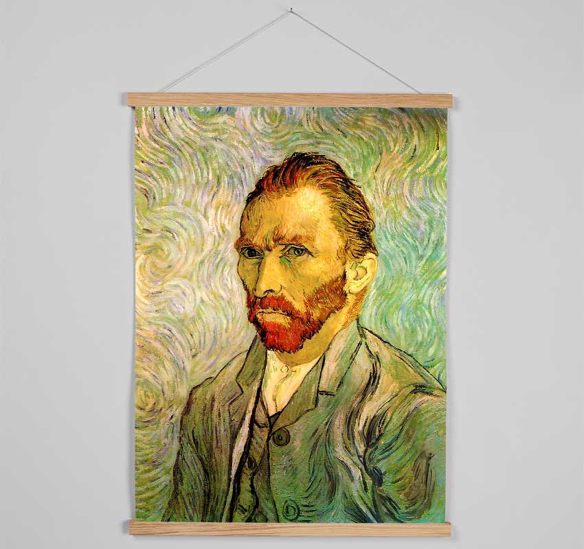 Van Gogh Self Portrait 2 Hanging Poster - Wallart-Direct UK