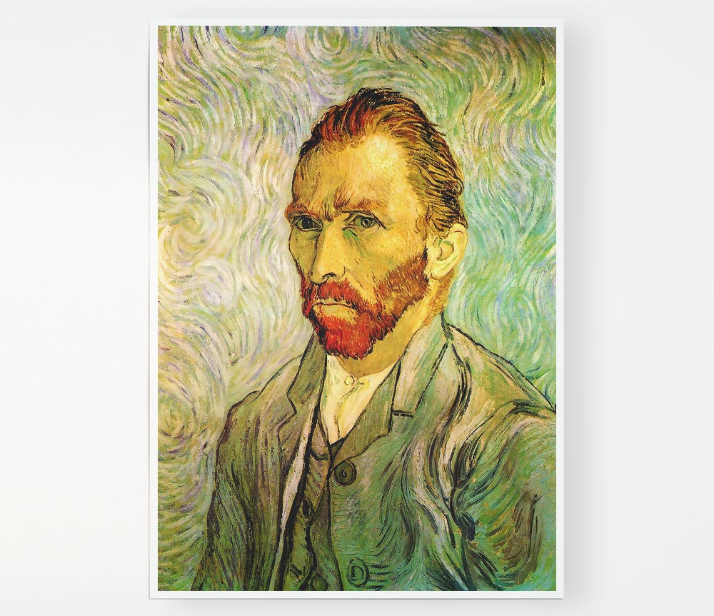 Van Gogh Self Portrait 2 Print Poster Wall Art