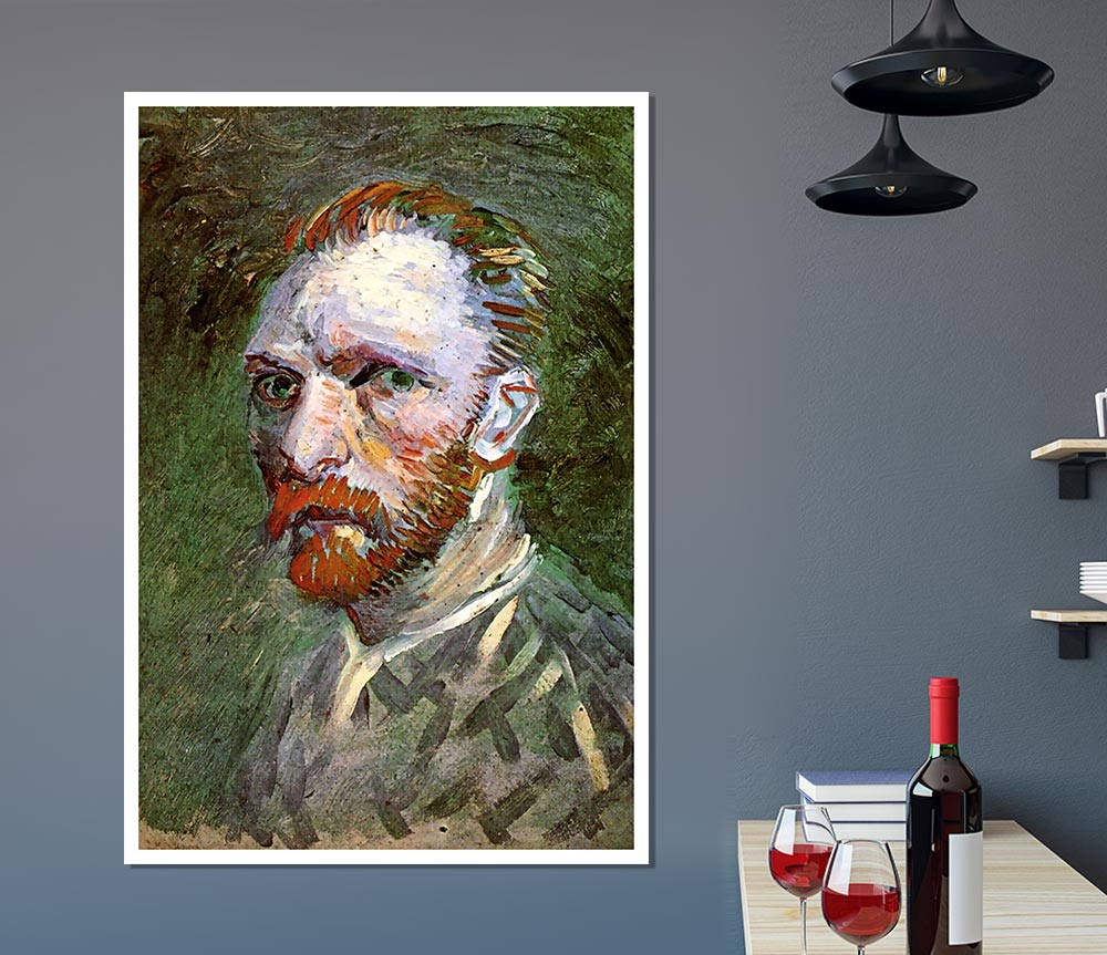 Van Gogh Self Portrait 4 Print Poster Wall Art