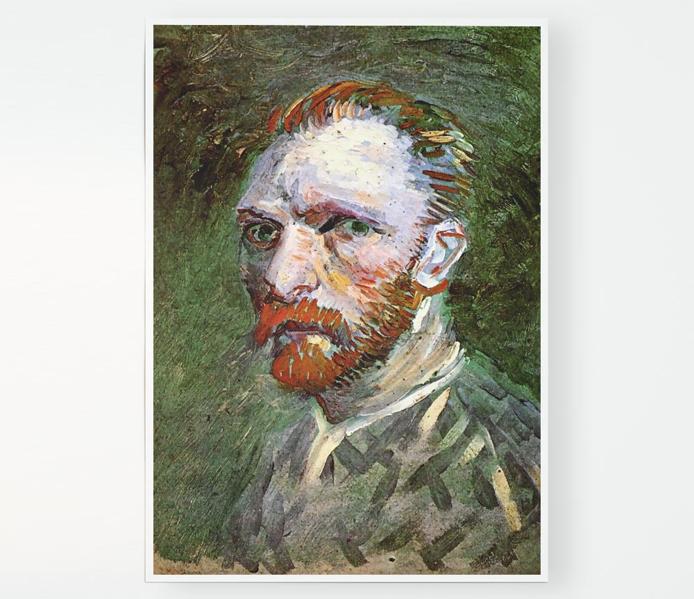 Van Gogh Self Portrait 4 Print Poster Wall Art