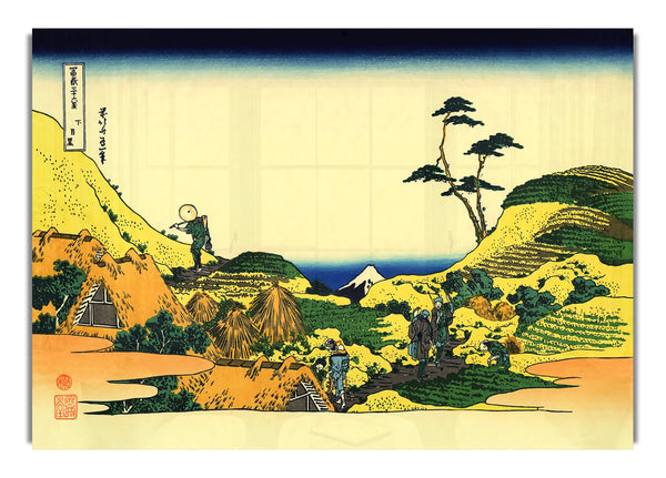 Shimomeguro By Hokusai