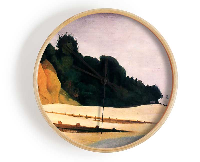 Felix Vallotton Shore Scene With Tree Silhouette Clock - Wallart-Direct UK