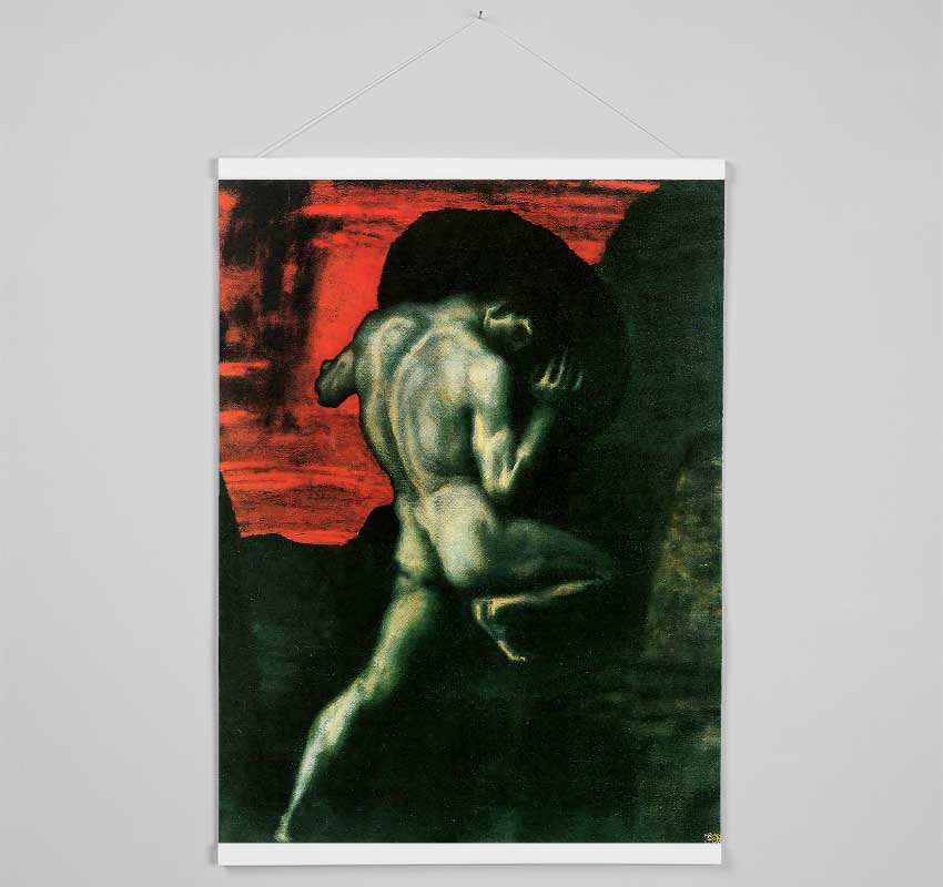 Franz Von Stuck Sisyphus Hanging Poster - Wallart-Direct UK