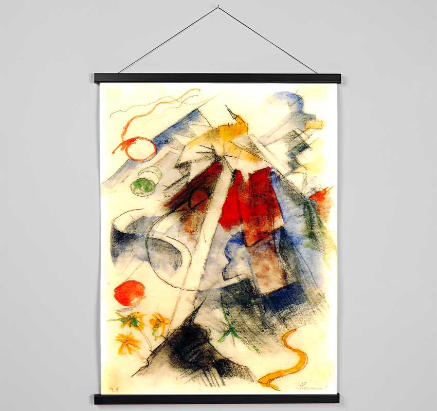 Franz Marc Sketch Of The Brenner Road 1 Hanging Poster - Wallart-Direct UK