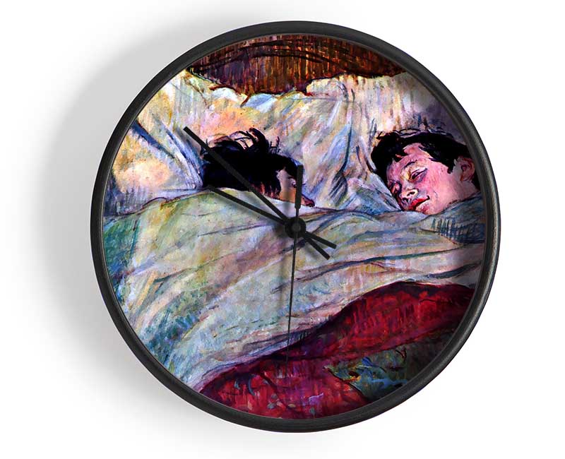 Toulouse Lautrec Sleeping Clock - Wallart-Direct UK