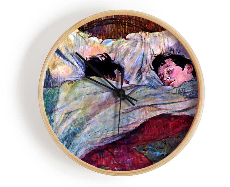 Toulouse Lautrec Sleeping Clock - Wallart-Direct UK