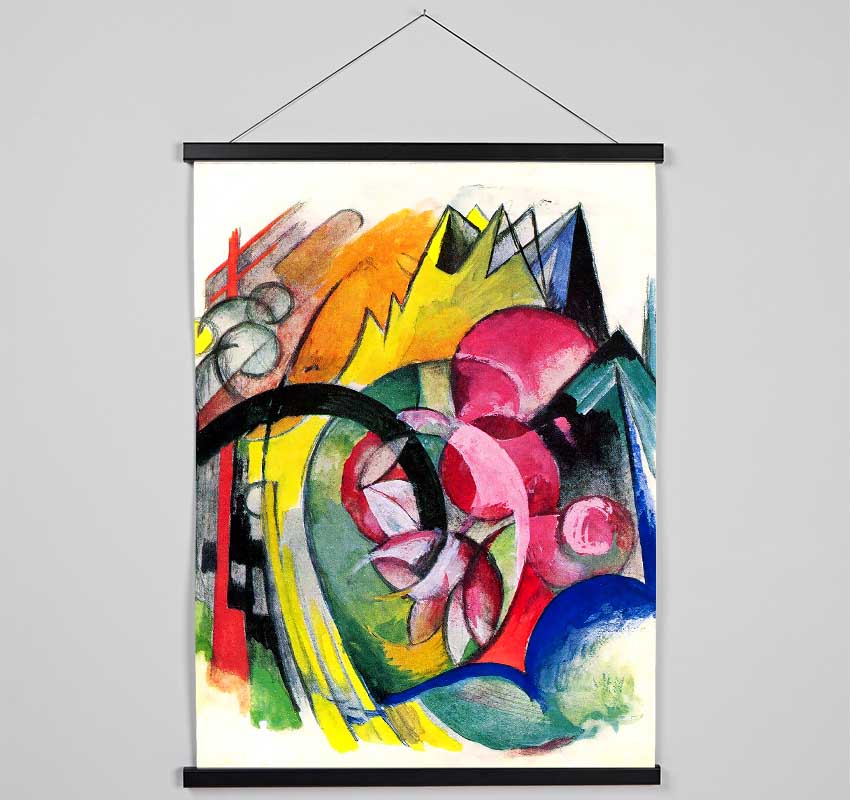 Franz Marc Small Composition 2 Hanging Poster - Wallart-Direct UK