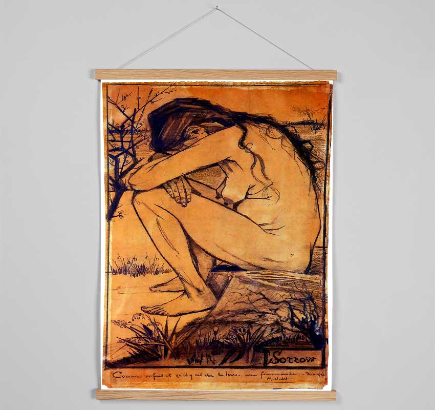 Van Gogh Sorrow 1 Hanging Poster - Wallart-Direct UK