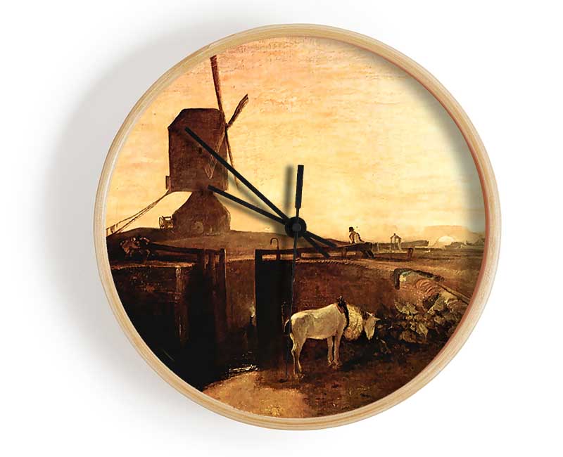 Joseph Mallord Turner Southall Mill Clock - Wallart-Direct UK