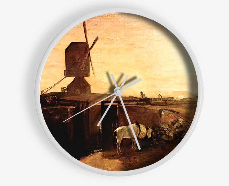 Joseph Mallord Turner Southall Mill Clock - Wallart-Direct UK