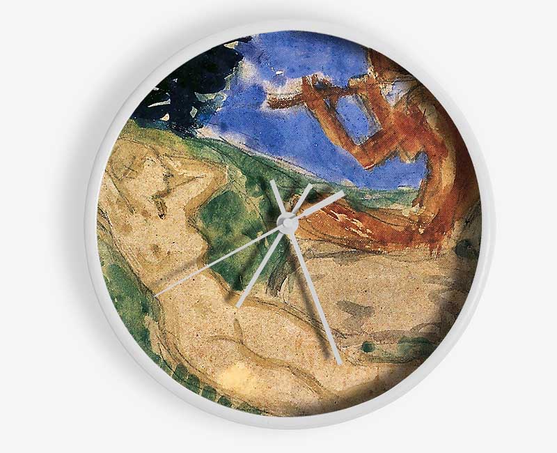 Franz Von Stuck Spring 1 Clock - Wallart-Direct UK