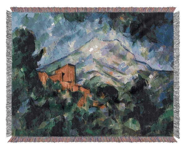 Cezanne St Victoire And Chateau Noir Woven Blanket