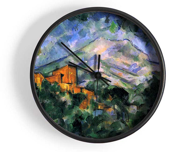 Cezanne St Victoire And Chateau Noir Clock - Wallart-Direct UK