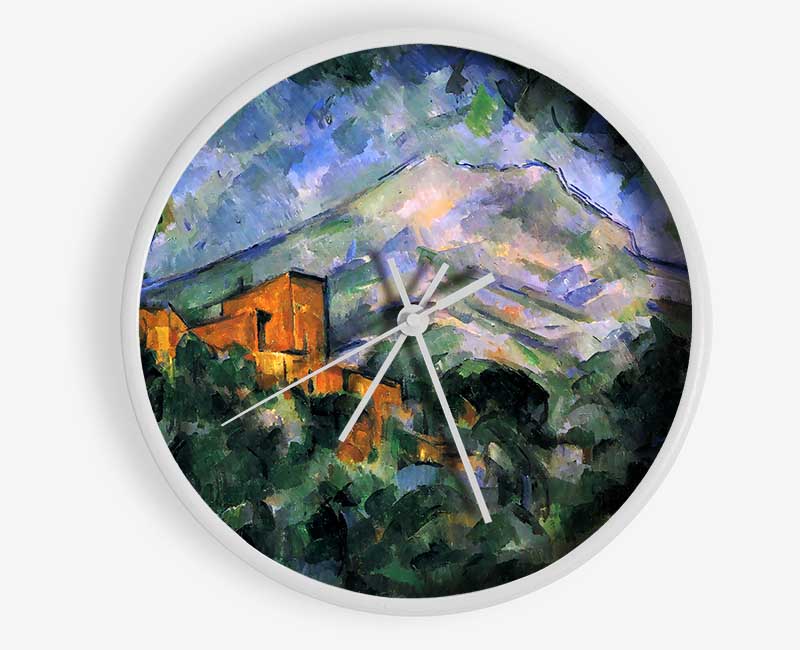 Cezanne St Victoire And Chateau Noir Clock - Wallart-Direct UK