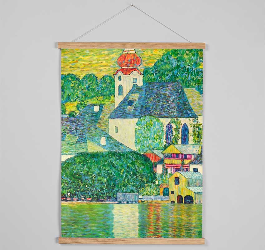 Klimt St Wolfgang Church Hanging Poster - Wallart-Direct UK