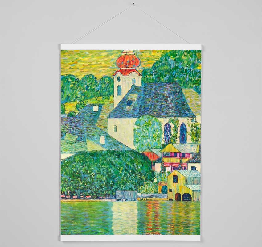 Klimt St Wolfgang Church Hanging Poster - Wallart-Direct UK