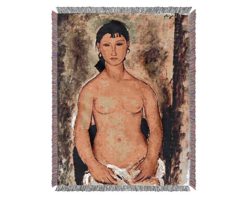 Modigliani Standing Elvira Woven Blanket