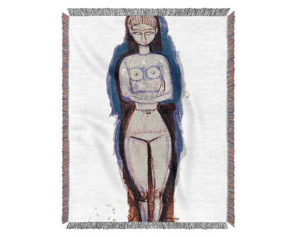 Modigliani Standing Nude Woven Blanket