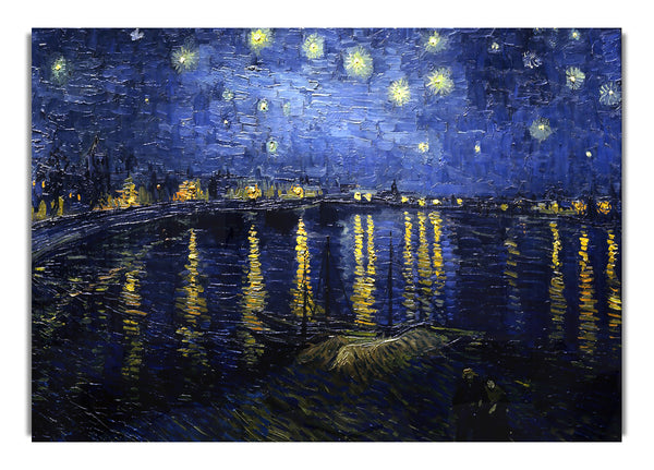 Starry Night Over The Rhone By Van Gogha