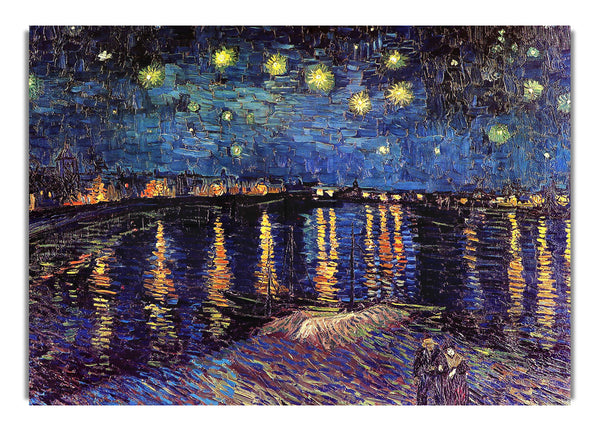 Starry Night Over The Rhone By Van Goghb