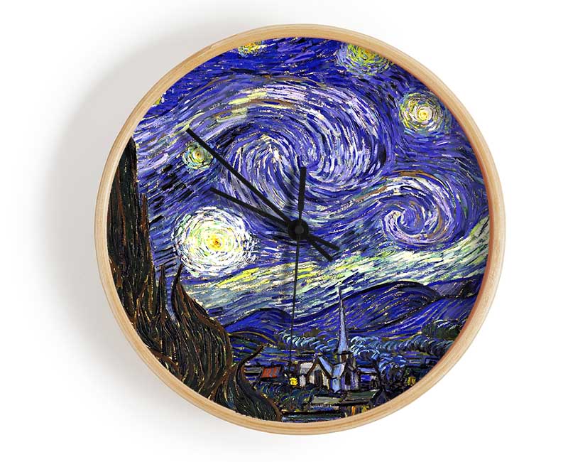 Starry Night Clock - Wallart-Direct UK