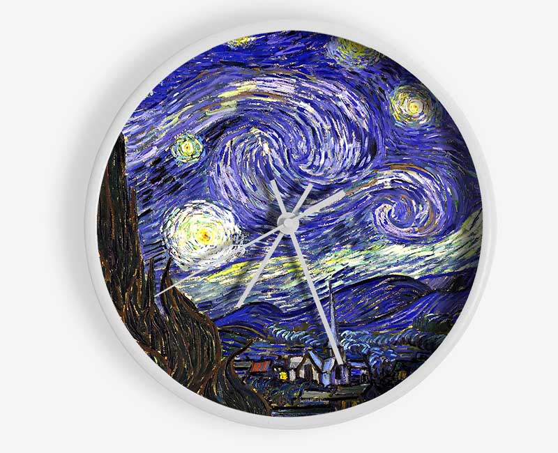 Starry Night Clock - Wallart-Direct UK