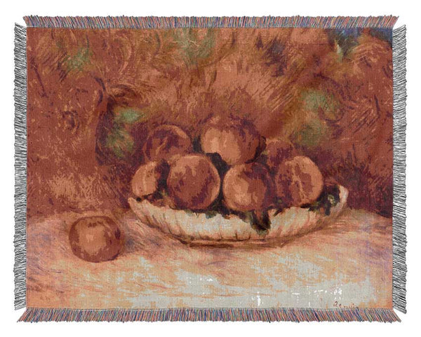 Van Gogh Still Life With Fruits Woven Blanket