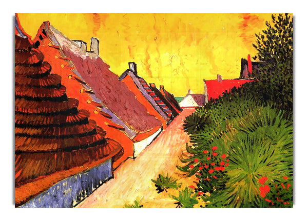 Street In Saintes Maries By Van Gogh