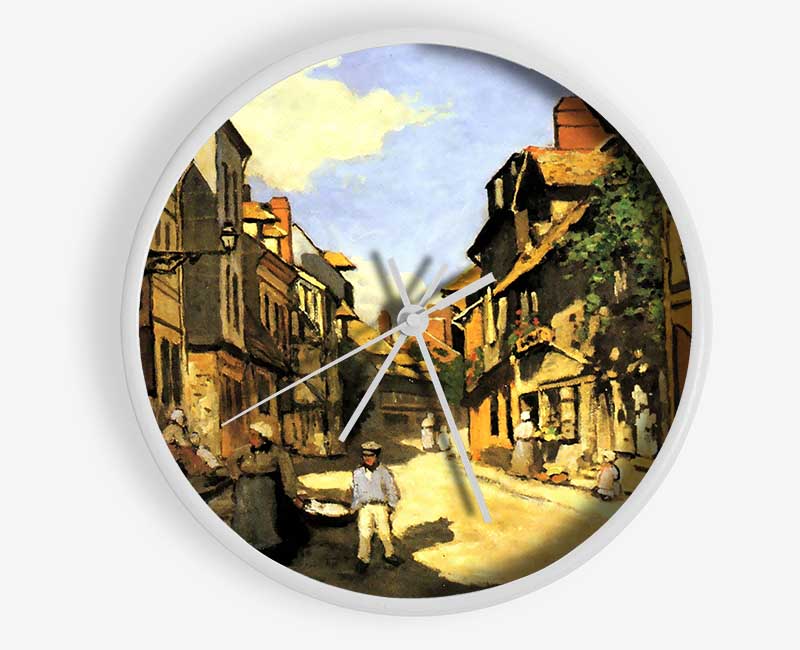 Monet Street Of Bavolle 2 Clock - Wallart-Direct UK