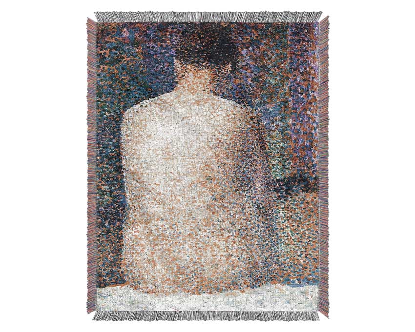 Seurat Study Of A Model 2 Woven Blanket