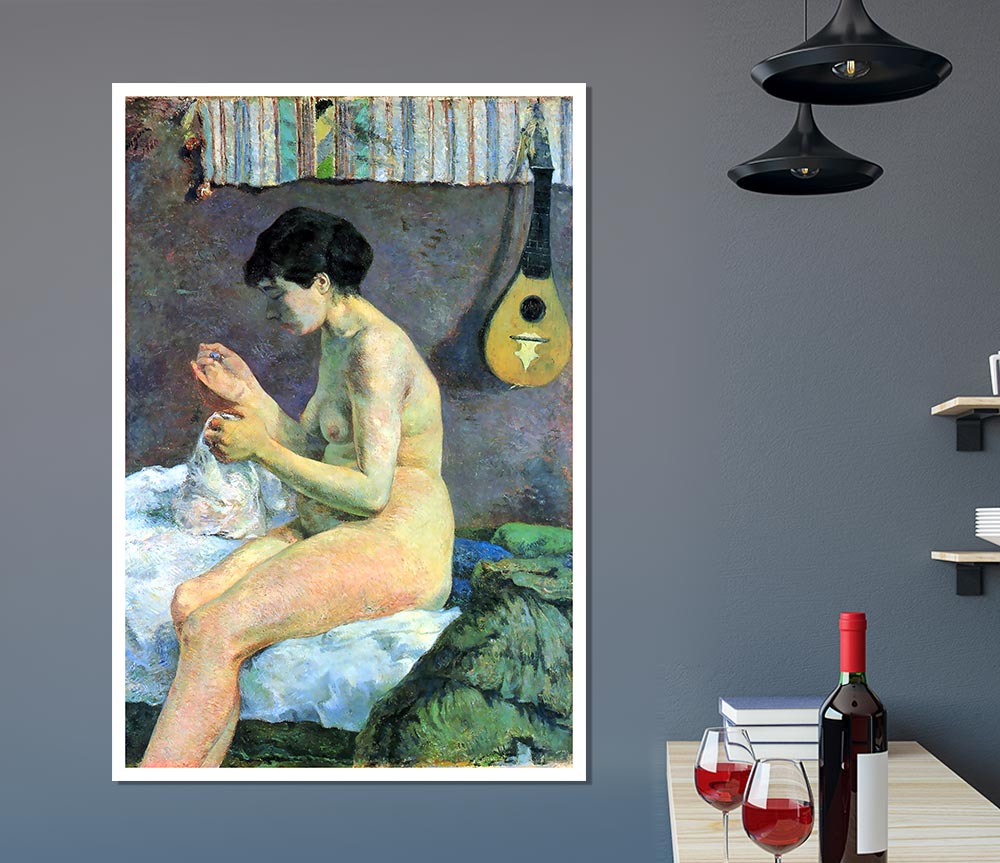 Gauguin Study Of A Nude Print Poster Wall Art