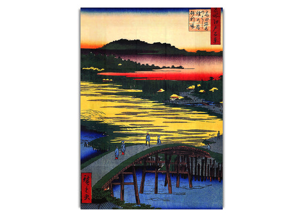 Sugatami Bridge By Hiroshige