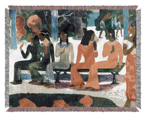 Gauguin Ta Matete Woven Blanket