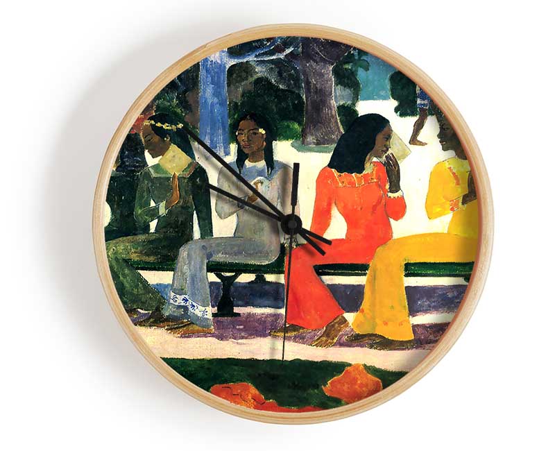 Gauguin Ta Matete Clock - Wallart-Direct UK