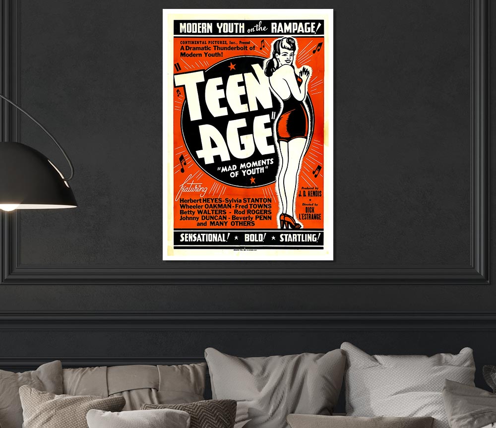 Teen Age 1944 Poster 1 Print Poster Wall Art