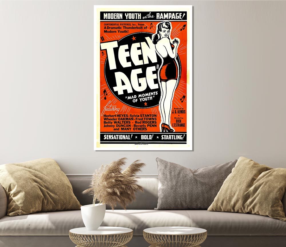 Teen Age 1944 Poster 1 Print Poster Wall Art