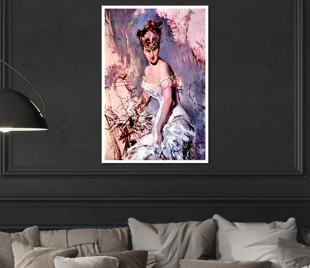 Giovanni Boldini The Actress Alice Regnault Print Poster Wall Art