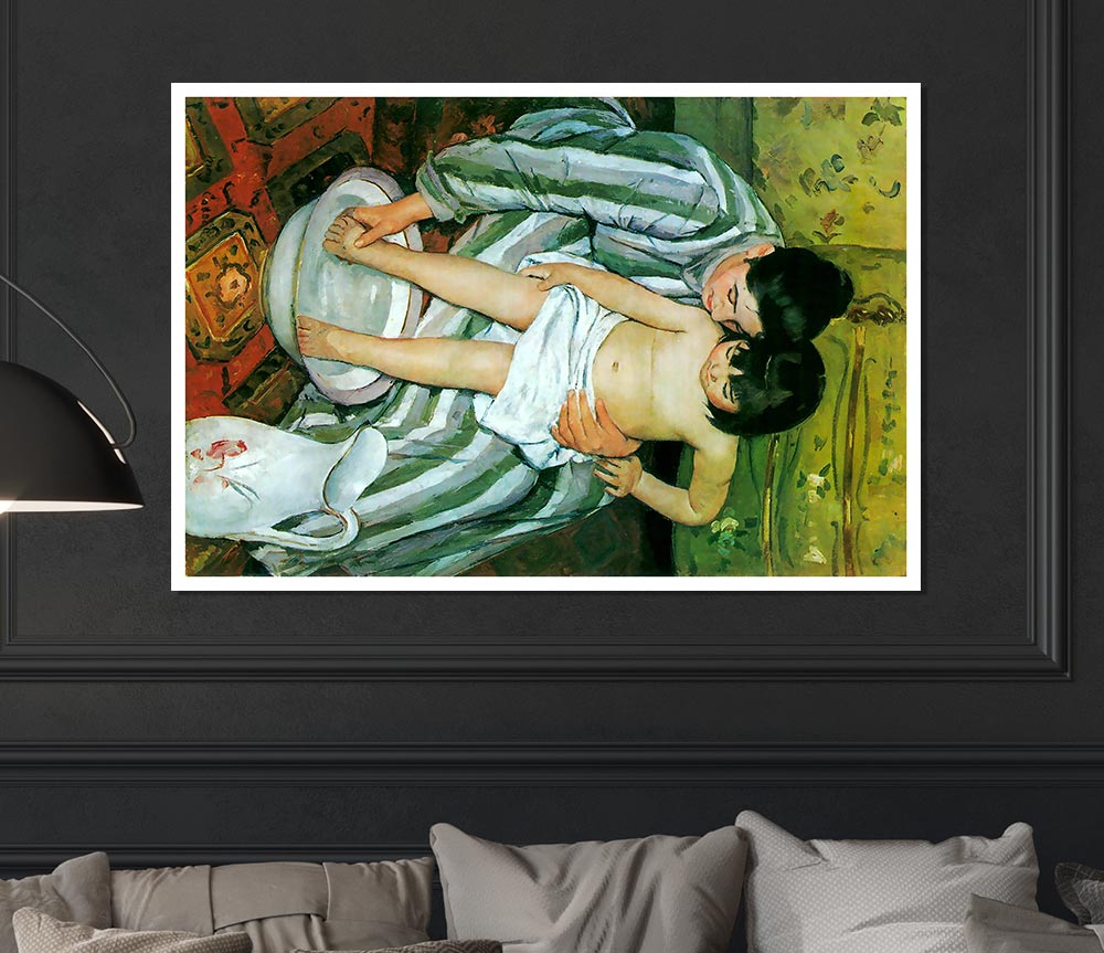 Cassatt The Bath Print Poster Wall Art