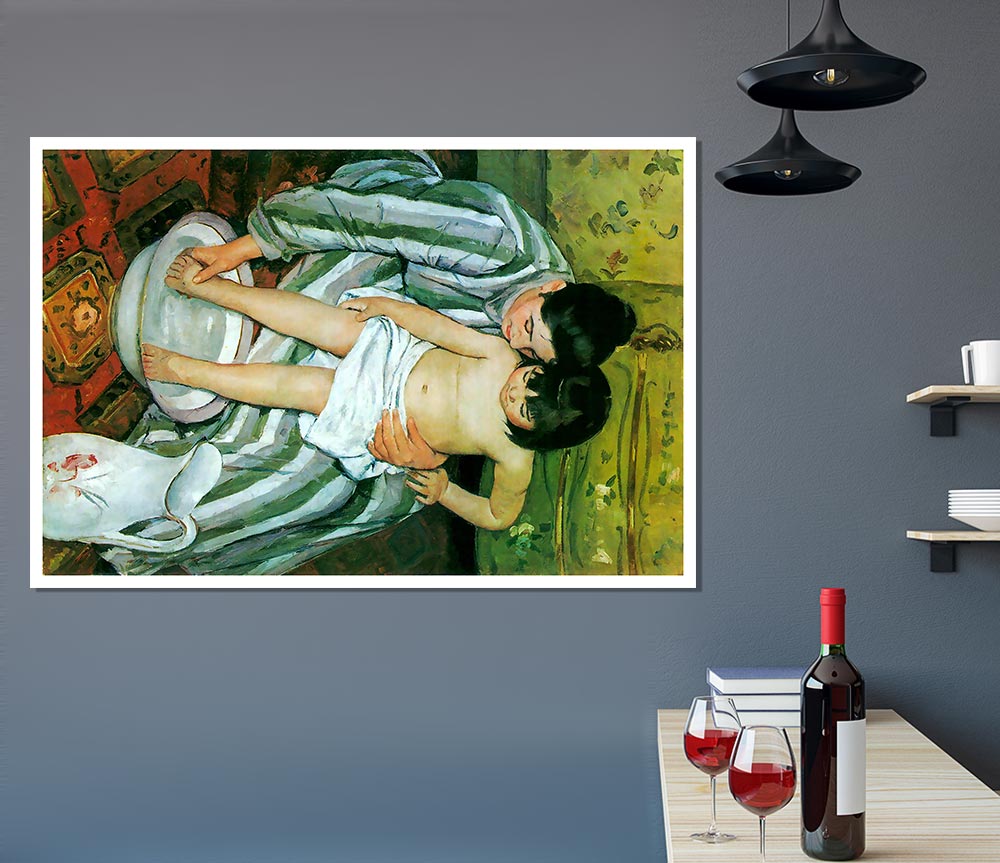 Cassatt The Bath Print Poster Wall Art