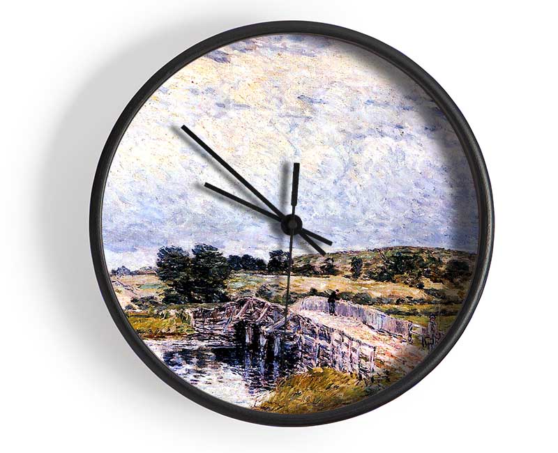 Hassam The Bridge From Old Lyme Clock - Wallart-Direct UK